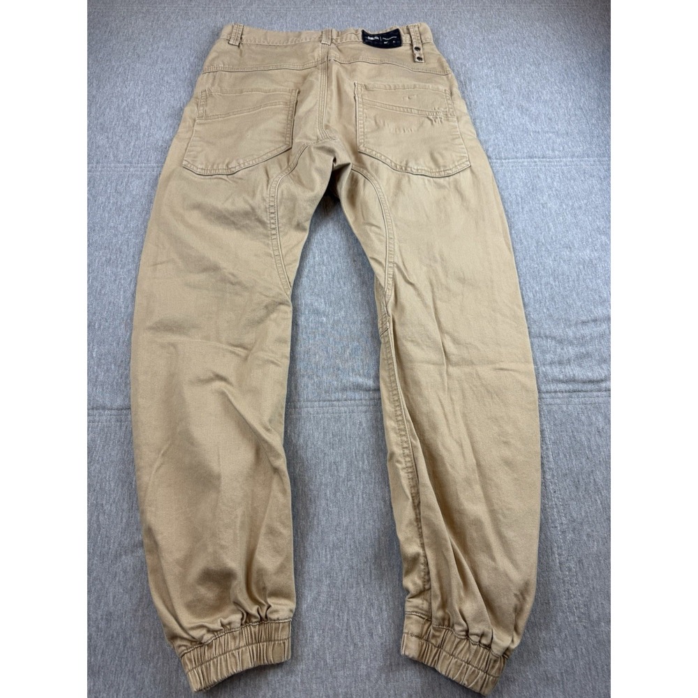 Publish Jogger Pants Men 28x24 Beige Tan Stretch Today For Tomorrow Cotton Blend View 2